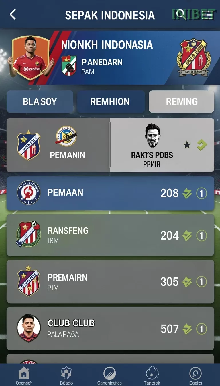 Galeri pratinjau visual inibet build APK resmi terbaru